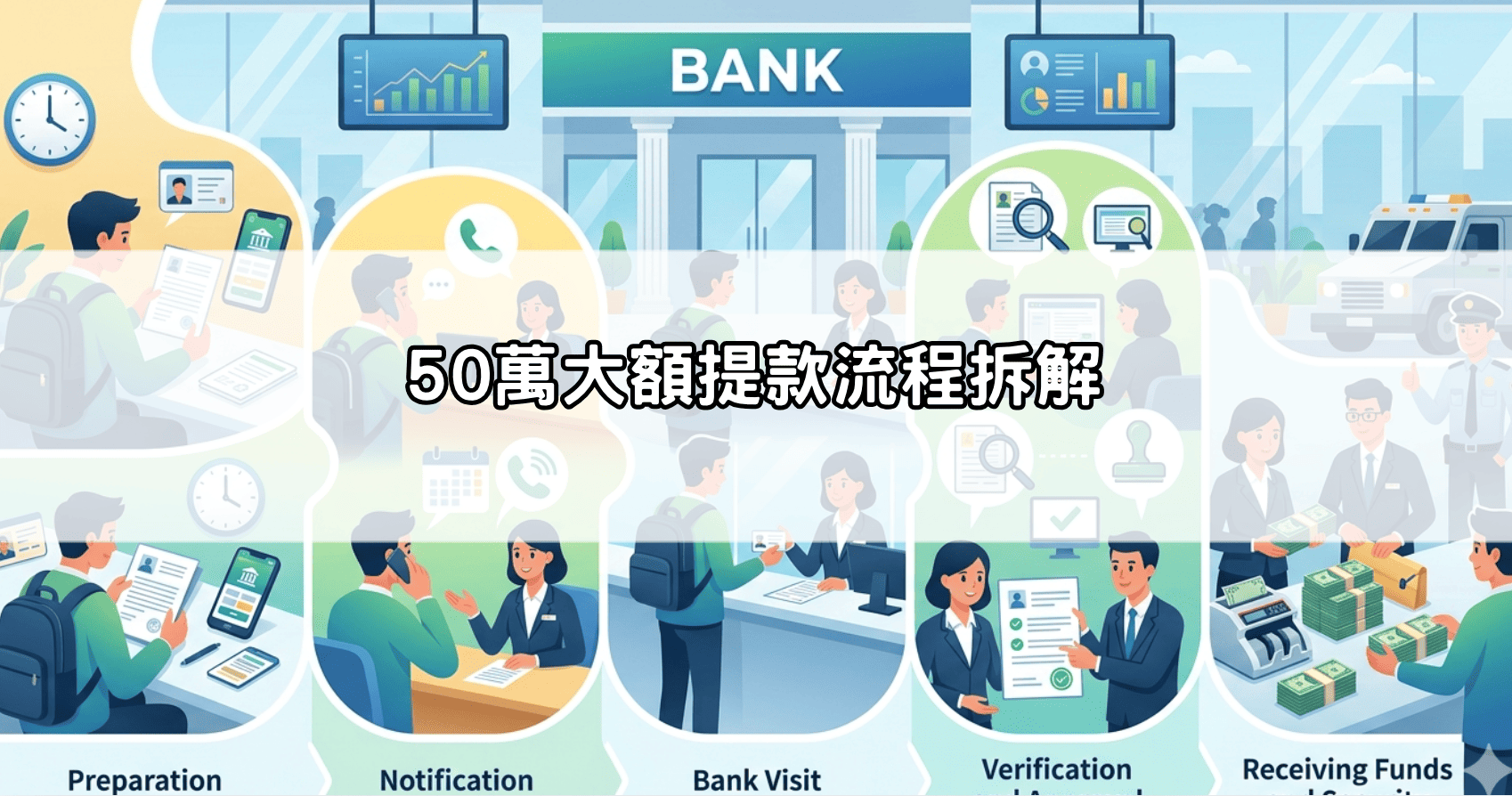 50萬大額提款流程拆解